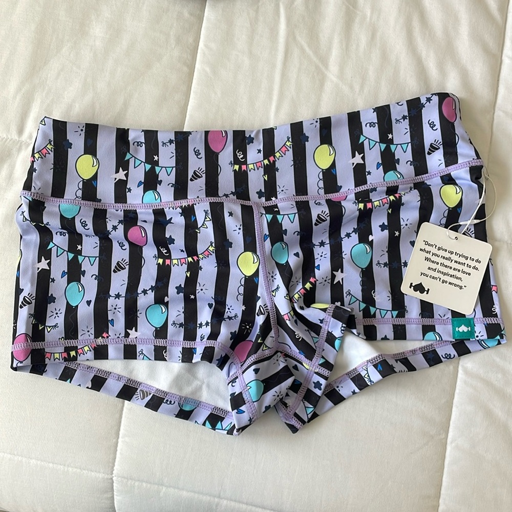 Wodbottom Patterned Workout Compression Shorts - image 1